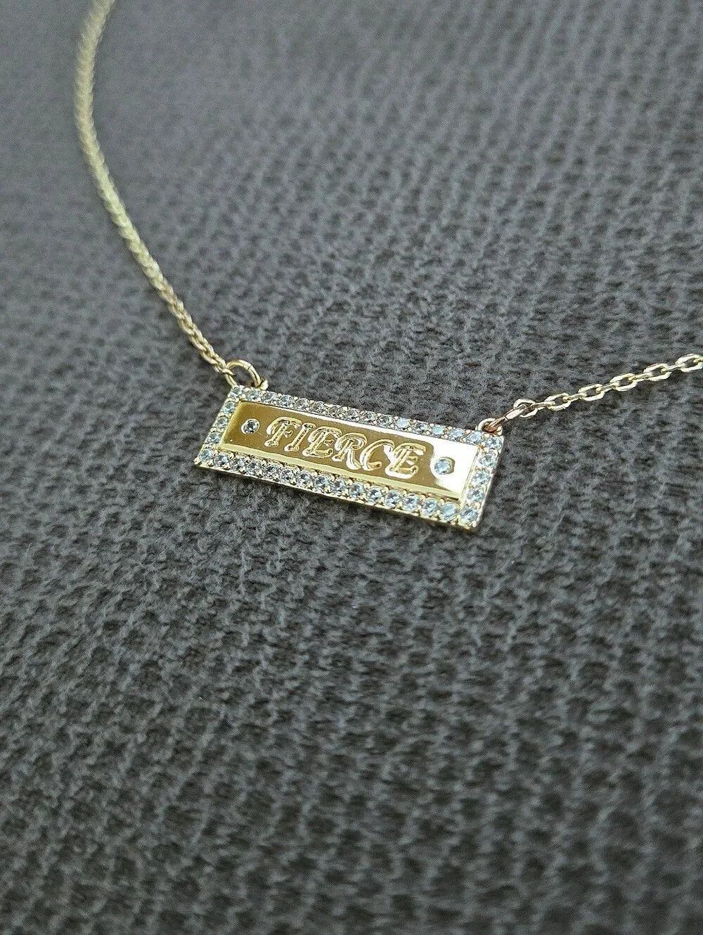 Lulu DK "Fierce"💪 Stationary Bar Necklace - Picture 6 of 16
